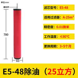 精密滤芯E5-48尺寸参数
