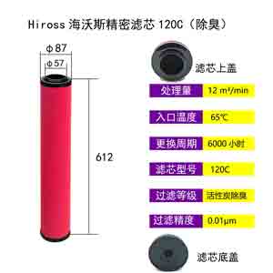 精密滤芯120C尺寸参数