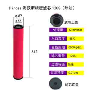 精密滤芯120S尺寸参数