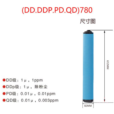 精密滤芯DD780 DDP780 PD780 QD780尺寸参数