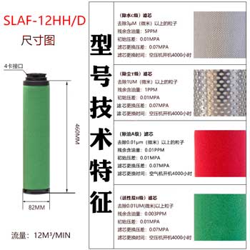 滤芯SLAF-12HH/D尺寸参数