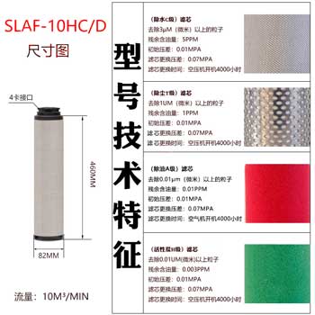 滤芯SLAF-10HC/D尺寸参数