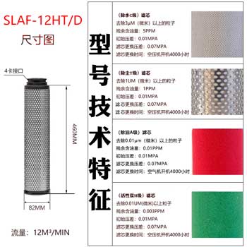 滤芯SLAF-12HT/D尺寸参数
