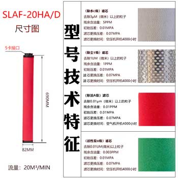 滤芯SLAF-20HA/D尺寸参数